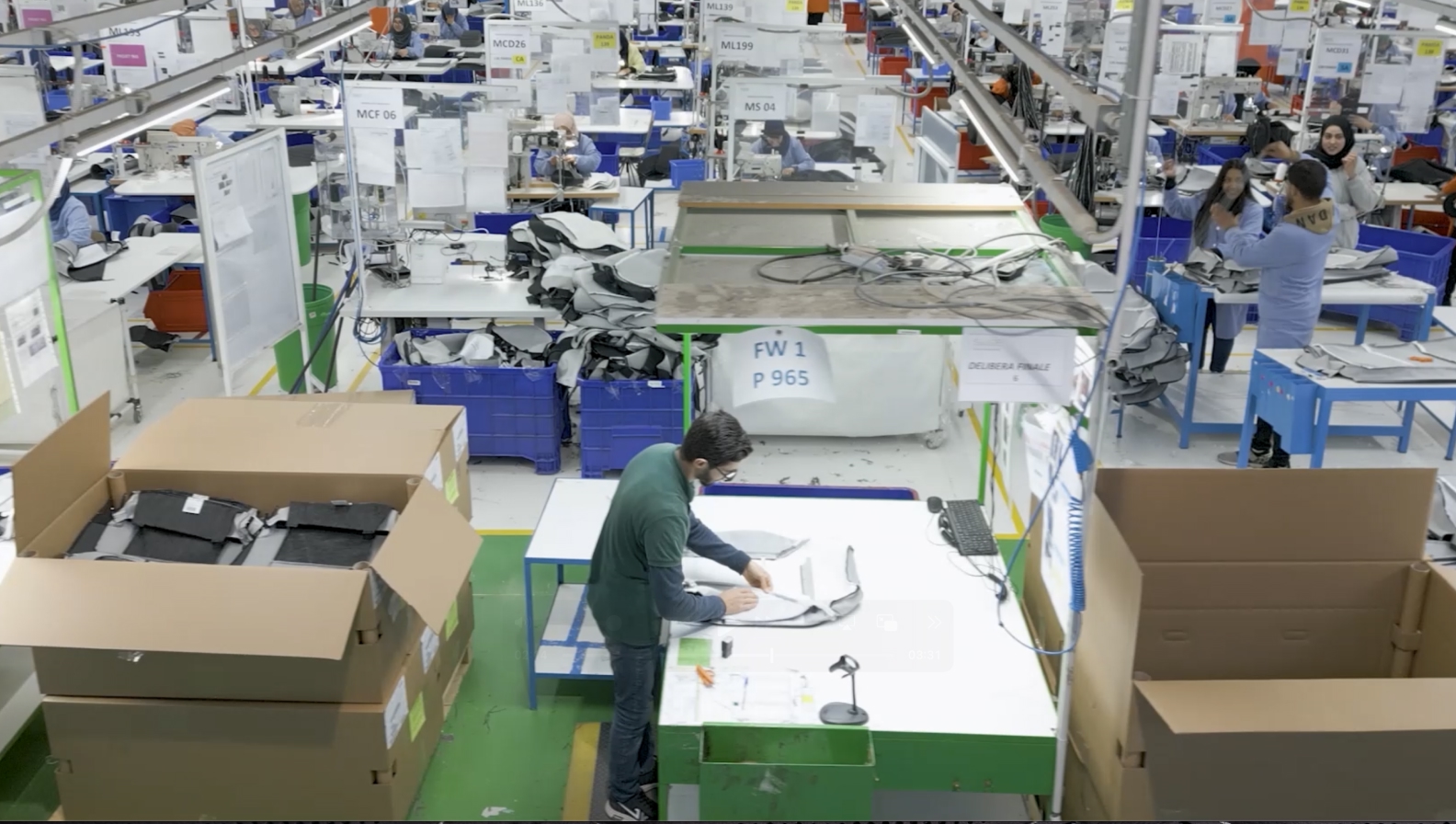 Finished Sage products stacked up